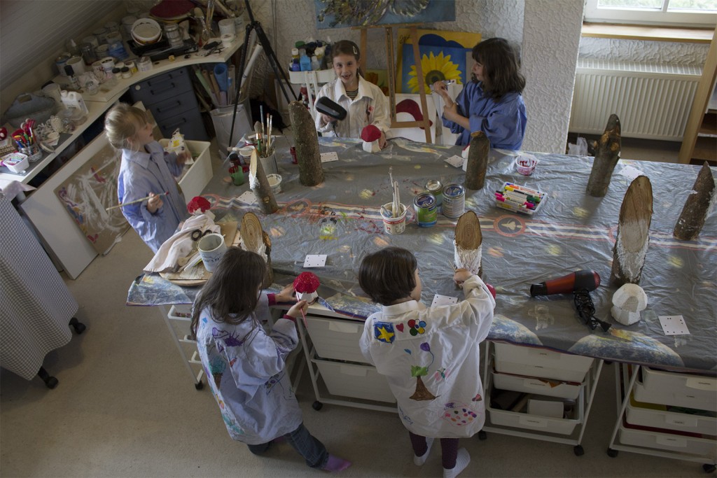 Kinder im Atelier