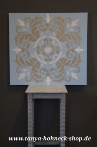 Workshop Kreidefarben und Dekorationstechniken, Schablonenmalerei mit chalk paint