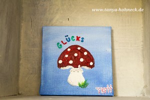 Bild Acryl Fliegenpilz Tanya-Hohneck-das-Deko-Haus