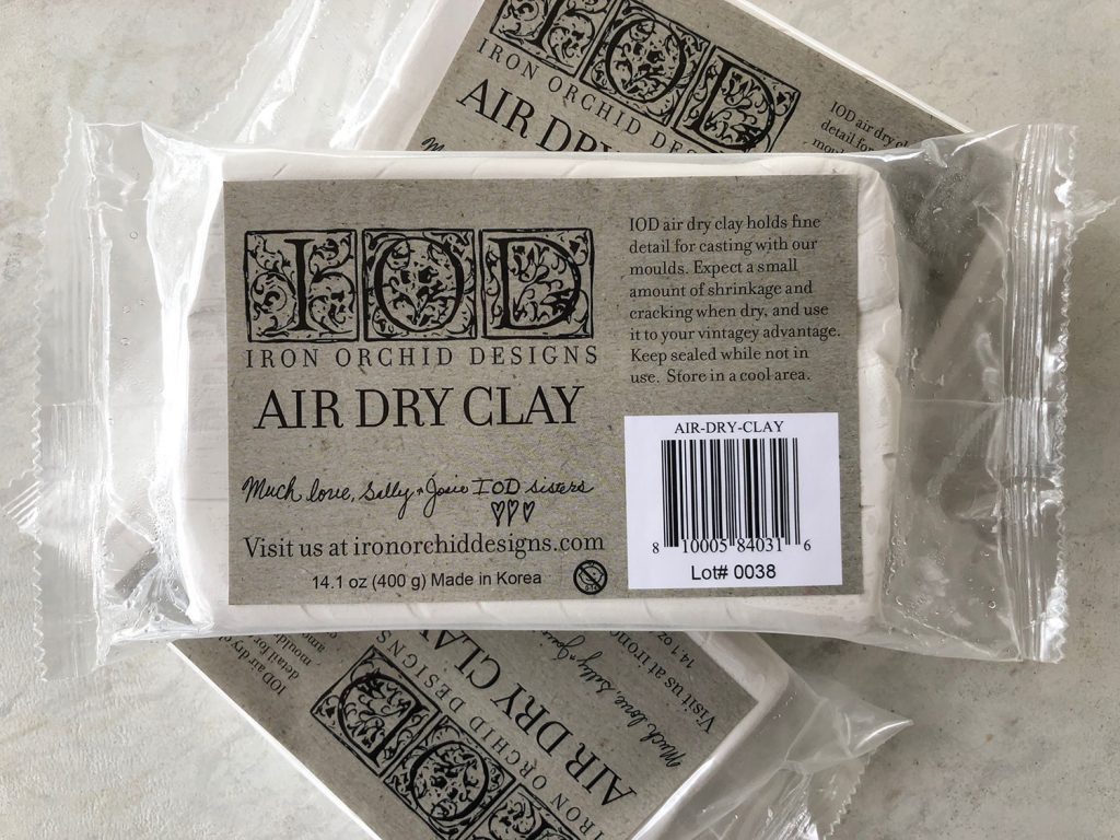 IOD moulds Anleitung Tutorial Video Kreidefarbe Autentico Iron Orchid Designs Air Dry Clay